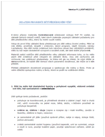 Otevřít info v pdf desatero pro rodiče - printscreen