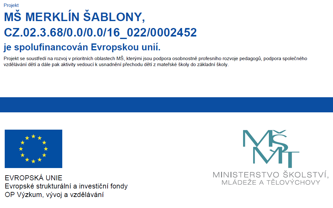 projekt šablony - printscreen